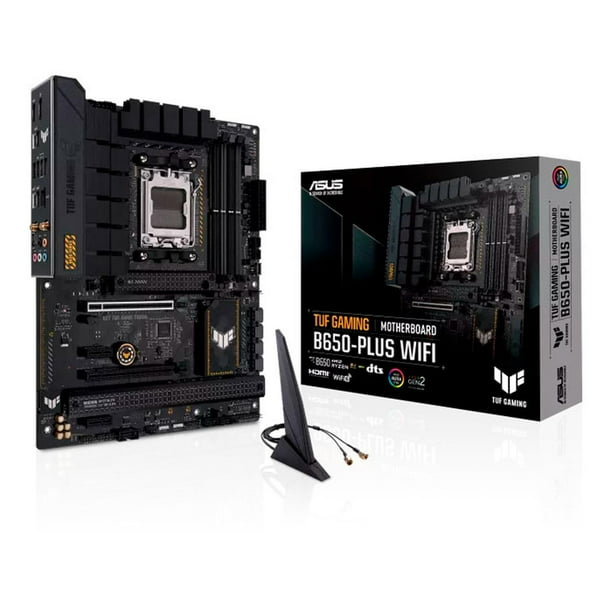 Tarjeta Madre Asus TUF GAMING B650-PLUS WIFI LGA AM5 DDR5 PCIE 4.0 USB C ATX