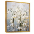 thumbnail image 2 of Designart "Neutral Toned Snowdrop Serenity" Snowdrops Floater Framed Canvas Art Print, 2 of 5