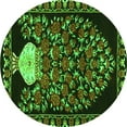thumbnail image 1 of Ahgly Company Indoor Round Persian Green Traditional Area Rugs, 8' Round, 1 of 1