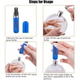 thumbnail image 2 of 2pcs(blue+silver) 5ml Perfume Spray Bottle Empty Refillable Mini Portable Travel Perfume Atomizer Bottle Perfume Vials for Man & Woman, 2 of 5