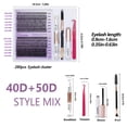 thumbnail image 1 of Trousse d'Extension de Cils Pro DIY : Grappes de Cils Assorties avec Bond & Seal..., 1 of 26