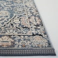 thumbnail image 3 of SAFAVIEH Vivaldi Lesleigh Abstract Area Rug, Navy/Ivory, 6'7" x 6'7" Square, 3 of 8
