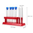 thumbnail image 2 of Shisuyan 1 Ensemble de Tubes à Essai avec Grille Tube à Essai de Laboratoire pour Expériences Scientifiques, 2 of 8