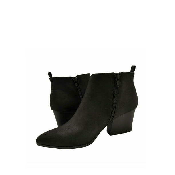 pointy flat booties