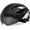 Black White, variant on Magnetic Bike Helmet with Goggle and USB Rechargeable Taillight for Adults