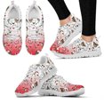 thumbnail image 1 of Zapatillas de deporte ligeras con cordones y diseño de oso de dibujos animados en color degradado, zapatos médicos de enfermera, zapatillas informales, 1 of 6