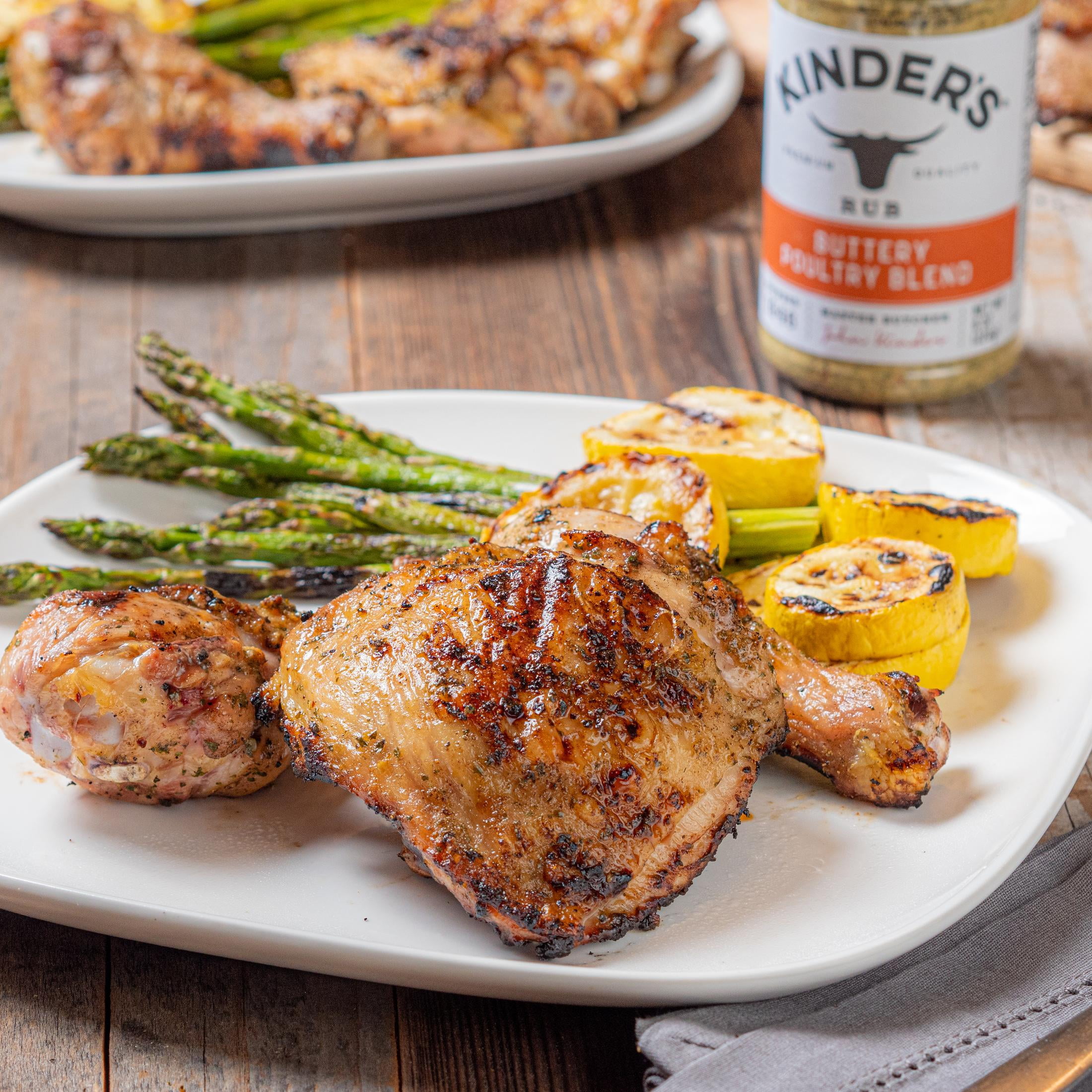 Kinder's Buttery Poultry Blend Seasoning with Garlic, Herbs & Lemon, 5 oz