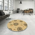 thumbnail image 4 of Ahgly Company Machine Washable Indoor Rectangle Transitional Cinnamon Brown Area Rugs, 7' x 9', 4 of 7