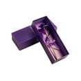 thumbnail image 2 of Forever Rose Real Rose,Gold Leaf Rose,Handcrafted Preserved Rose in Luxury Gift Box, Romantic Gift for Her, Elegant Keepsake for Anniversary, Birthday, or Any Special Occasion （Purple）, 2 of 6