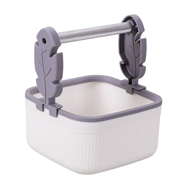 BELOVING Desktop Bird Training Stand Portable, Easy to Clean, Parrot Game Stand Tabletop Bird Perch for Parakeets, Cockatiels, Parrots Gray