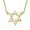 Gold, variant on Bling Jewelry Womens Traditional Magen Judaic Star of David Pendant Necklace 14K Gold Plated Silver