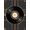 Black Gold Burgundy, Pattern 5, variant on ODIKA Record Vinyl Shaped Concentric Rings Center Motif Disc Cd Music for Queen Size Bedroom, Under Bed, Master , Foldable Easy Care