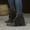 Grey, variant on jsaierl Women's Vintage Tassels Up Short Boots Midheel Boots Shoes Cowboy Boots Modern Western Cowboy Distressed Boot