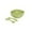 Pea Pod Green, variant on Muqee Peeko Infant Feeding Set with Bowl for Baby Food and Utensils in Pink Color - (3 Piece Set)