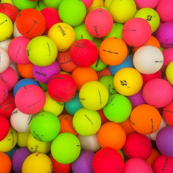 Mulligan - 50 Mix Pro Line AAA Recycled Used Golf Balls, Color