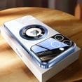 thumbnail image 1 of Protector de lente chapado de lujo, funda de teléfono transparente para iPhone 15, 14, 13, 11, 12 Pro Max, XR, XS Max, 8 Plus, cubierta magnética de carga inalámbrica, 1 of 4
