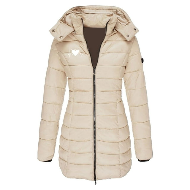 Fankiway Veste Décontractée à Manches Longues pour Femmes avec Capuche et Petit Imprimé Style Kaki G