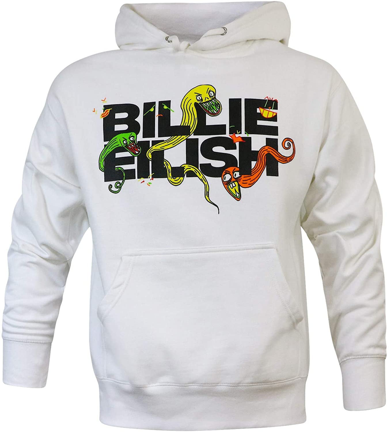 Billie Eilish Hoodie Printed Sweatshirt Cartoon Pattern Jumper Dance Pullover UK 