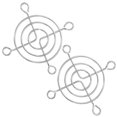 thumbnail image 5 of 2pcs Cooling Fan Safety Cover Metal Wire Guard Shield Protector, 5 of 9