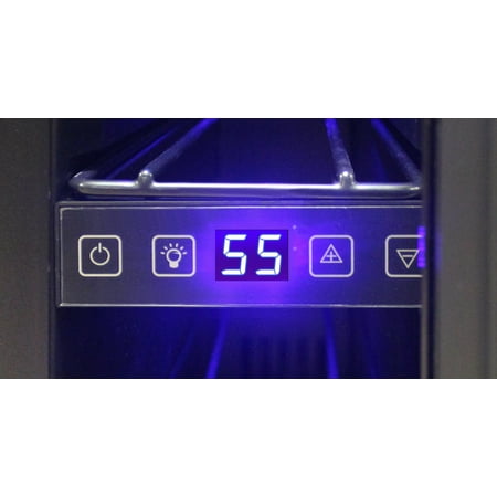 Vinotemp - 7-Bottle Built-In Wine Cooler - Black