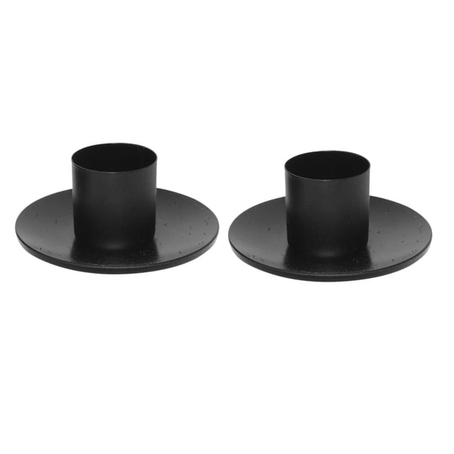 2x Candeliere de Pilar Moderno, Centro de , Decoración para Hogar, Candelero de Hierro Forjado para , Vacaciones, Hogar de Navidad