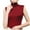 Red, variant on Women Summer Tops Women's Pile Neck Sleeveless Under A Tight Vest High Neck Thin Base Crop Summer Tops Women Cut off Crop Top Top for Fashion 10 Star Cropped Workout Bra Camisoles for with Red One