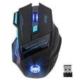 thumbnail image 1 of Ratón Inalámbrico Btafrte Master Crazy Spider F-14 2.4G Receptor USB, 1 of 10