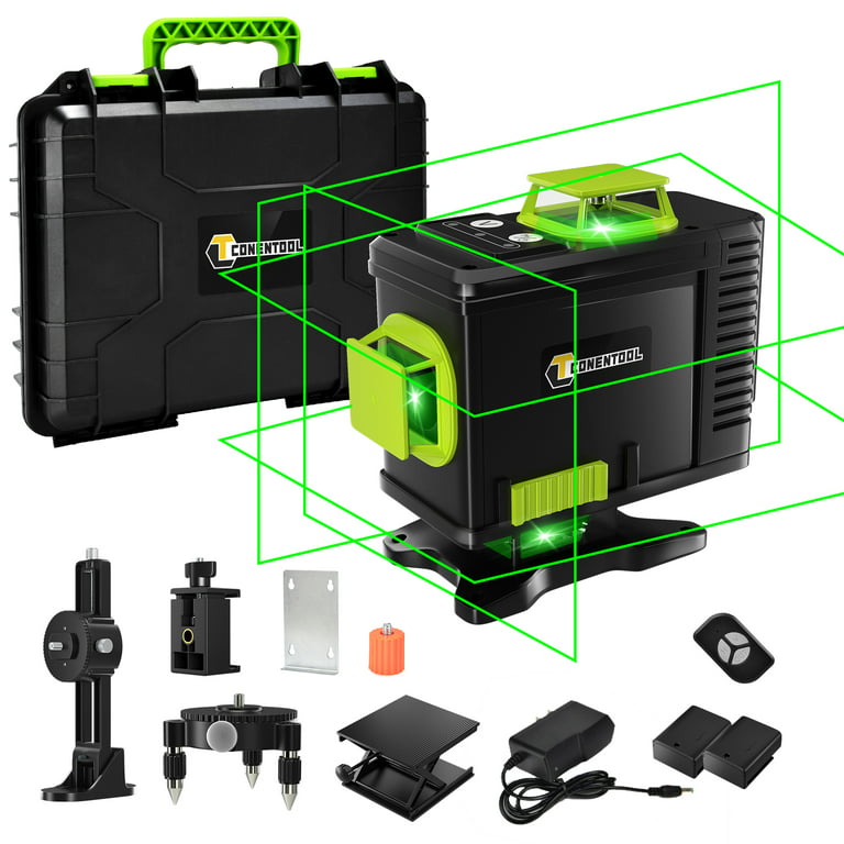 Clubiona 12/16 Lines 3/4D Laser Level Level Self-Leveling 360 Horizontal  And Vertical Cross