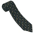 thumbnail image 3 of Fotbe Gold Snowflake Christmas Tree Corbata Clásica para Hombre con Estampado – Corbata de Seda Jacquard Tejida, para Negocios, Bodas y Eventos Formales, 3 of 7