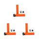thumbnail image 3 of Soidarity Bicicletas Manillar Grips Reemplazo Manillares resistentes al desgaste Cubre naranja Type1 NO1, 3 of 6