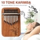 thumbnail image 5 of 10 Key Kalimba Exquisite Mini Hand Piano Música Regalos para niños Adultos Principiantes, 5 of 9