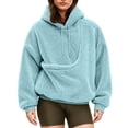 thumbnail image 3 of Dresfit Hoodie with Dog Pouch for Women Hooded Drawstring Cat Pouch Hoodie Long Sleebe Warm Oversized Sweatshirt with Stuffed Animal Holder M, 3 of 8