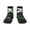 2 Black-1, variant on Rock Guitar Guinea Pig Pattern Quarter Crew Socks,Toe Seamed Ankle Socks,Cotton Cushioned Breathable Athletic Crew Sports Socks