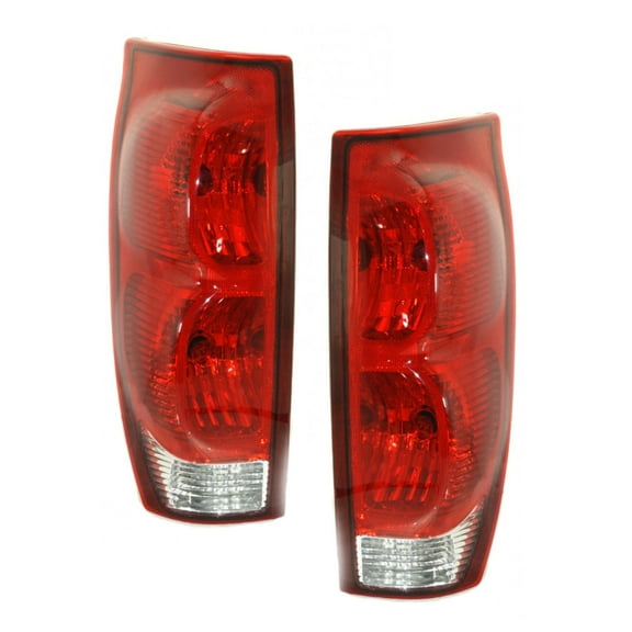 CarLights360: For 2002 2003 2004 2005 2006 Chevy Avalanche 1500 Tail Light Assembly Driver and Passenger Side w/Bulbs CAPA Certified - Replaces GM2800153, GM2801153 | 15771437, 15092493