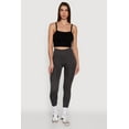 thumbnail image 2 of Womens Trendy Rib Knit High Waisted Leggings, 2 of 5