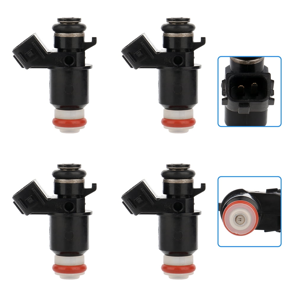 Injectors,CCIYU 4 Holes Fuel Injectors Set fit for 2001 2002 2003 2004