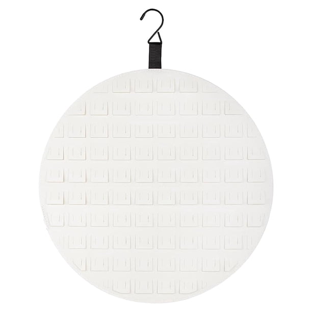 Organizador de broches, tablero de exhibición, estante colgante decorativo, organizador de exhibición de broches, soporte de exhibición, almacenamient blanco