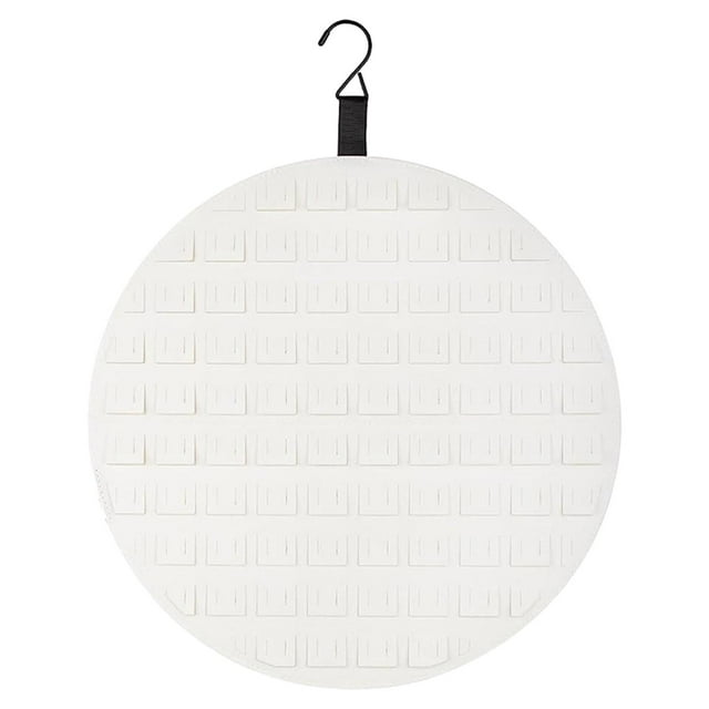 BELOVING Brooch Pin Organizer Pin Display Board Hanging Brooch Display Brooch Pin Display white