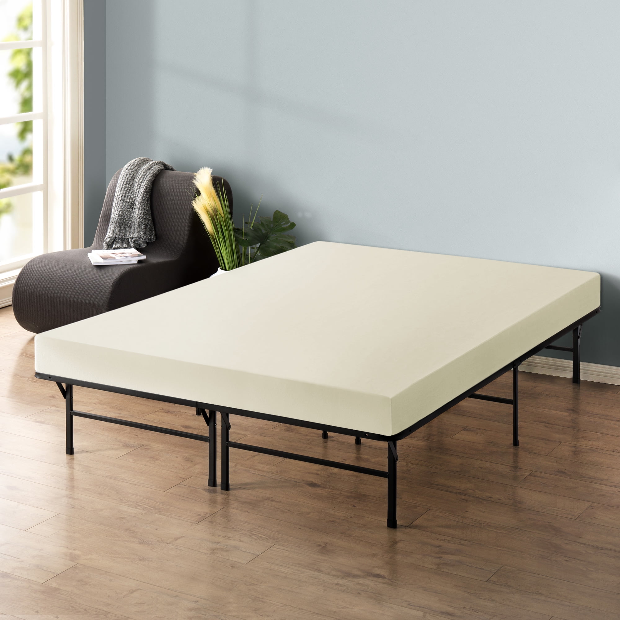 Best Price Mattress 6 Inch Memory Foam Mattress and DualUse Steel Bed