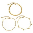 thumbnail image 1 of Bracelet Cheville Mode Réglable - 3PCS Chaîne Pied Cheville Bijoux pour les Femmes, 1 of 6