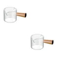 thumbnail image 4 of Monstrate Tetera y cafetera de vidrio de borosilicato con mango de con bidireccional y medición de MLOunce anticorrosión sin rebabas 75ml ML 75 ml ml 2Conjunto, 4 of 6