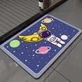 thumbnail image 1 of Alfombrilla de baño de dibujos animados para el hogar, almohadilla de absorción de agua, antideslizante, para la entrada del baño Fivean unisex, 1 of 1