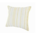 thumbnail image 5 of Ox Bay Davina White/Yellow Striped Cotton Adult Decorative Throw Pillow Cover, 5 of 8