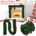 thumbnail image 2 of Clearance! Christmas Rattan Artificial Flower Vine Christmas Rattan Stair Railing Decoration, 2 of 7