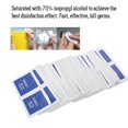 thumbnail image 2 of Alcohol Wipes, Alcohol Disinfection Pad 100pcs 5 X 5 Cm Individually Wrapped Sterile Protable  For Travel For  Product For Pierced, 2 of 8