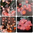 thumbnail image 2 of Sinhoon LED Rose Flower String Lights, 7.2 ft Flower Fairy String Light 20 LED Garland Lights for Romantic Mother's Day Decoration Holiday Party Wedding, Valentine's, Birthday, Christmas, 2 of 7