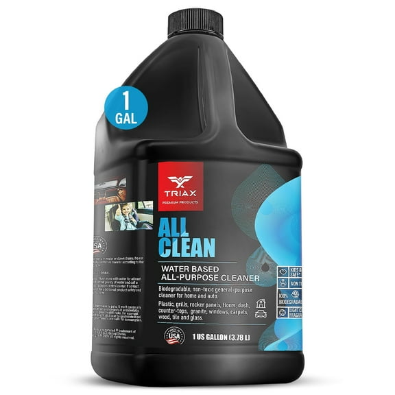 TRIAX All-Clean Professional Grade Cleaning Product, Multi-Purpose, Biodegradable, Non-Toxic (1 Gallon)