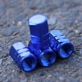 thumbnail image 4 of 4 Pcs Car Tyre Cover Cap Tire Aluminum Alloy Air Valve Caps for Tires Valves Covers, 4 of 5