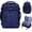 Blue, variant on Travel Backpack with 16 Pockets,Airline Approved Carry on Luggage, Waterproof Personal Item Bag for Weekender Business Hiking(Blue 20L)