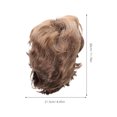 thumbnail image 2 of Peluca corta de pelo sintético para hombre, rizada, en capas, para cosplay, para uso diario, fiesta, disfraz, discoteca, rock, actuación, 2 of 8